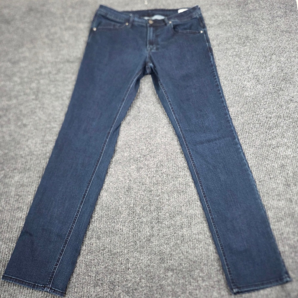Buffalo David Bitton‎ Adam Slim Stretch Dark Wash Jeans Mens 36x34